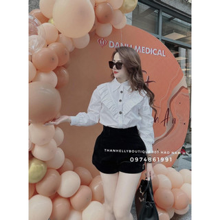 sơ mi lụa hàn mịn cao cấp siêu xinh_2337