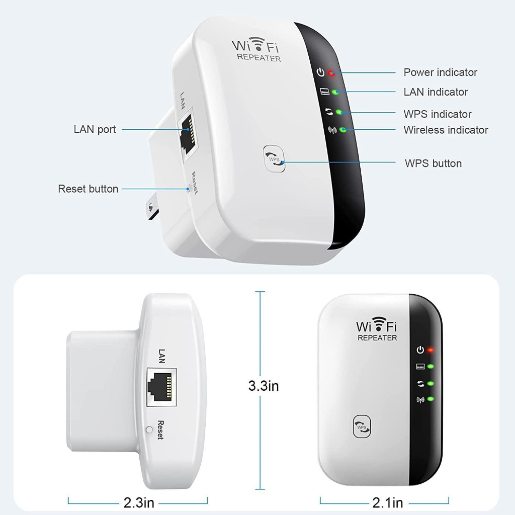 Kích sóng Wifi, Bộ Mở Rộng Sóng Wifi Chuẩn N (Thiết bị kích sóng Wifi) LAN/WLAN AP | BigBuy360 - bigbuy360.vn