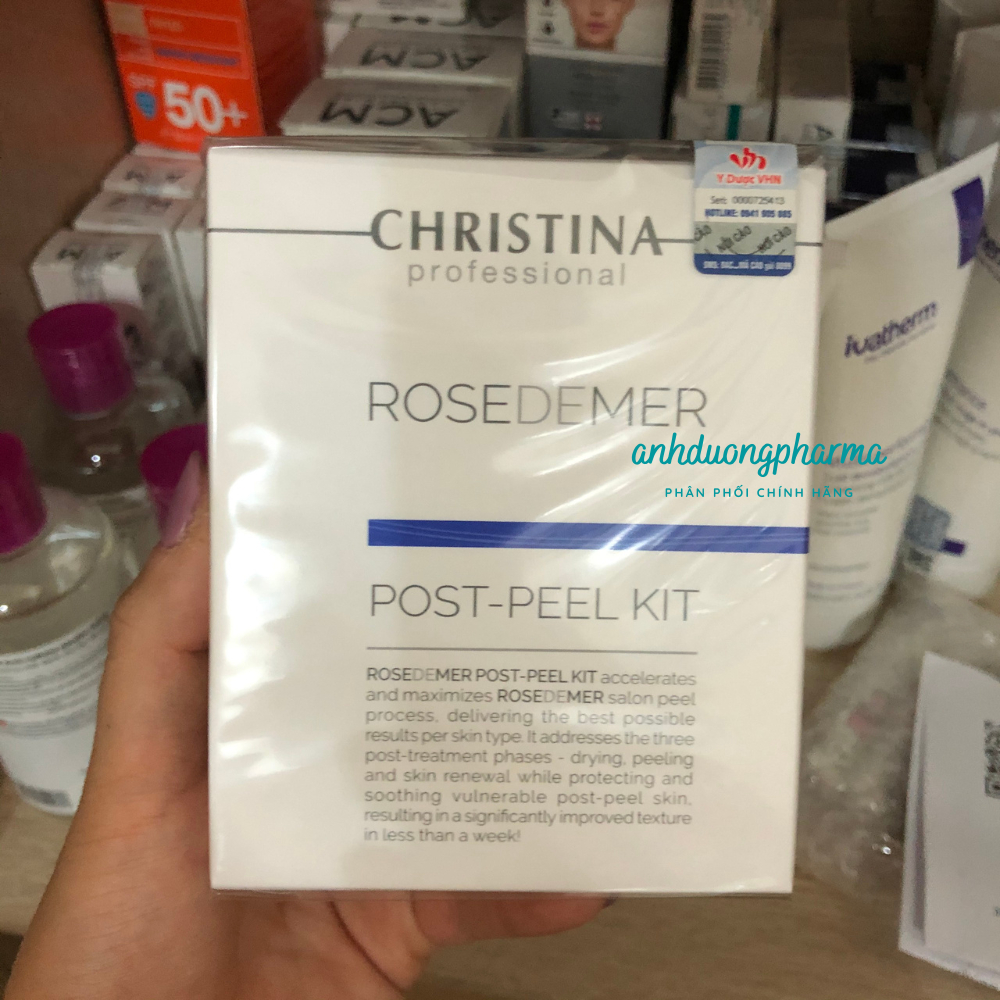 [CHÍNH HÃNG-HỎA TỐC] Bộ Sản Phẩm Gel Làm Mềm Phục Hồi Da Sau Peel Christina Rose De Mer Post-Peel Kit