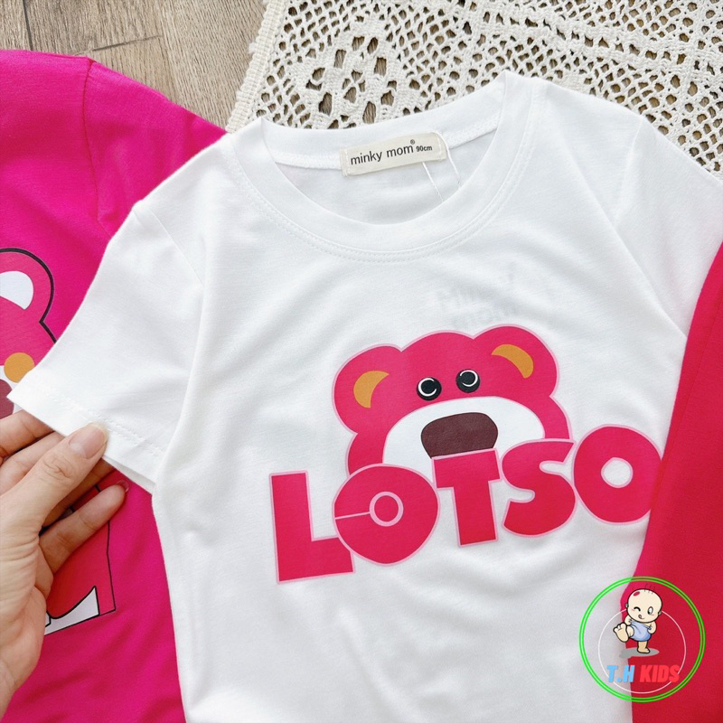 Bộ lửng dành cho bé gái siêu xinh chất thun lạnh hình in PET không bong tróc size từ 9-28kg