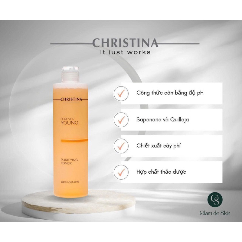 NƯỚC HOA HỒNG CÂN BẰNG DA CHRISTINA FOREVER YOUNG PURIFYING TONER