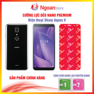Cường lực dẻo Nano cho Điện thoại Sharp Aquos V - Ngoan Store