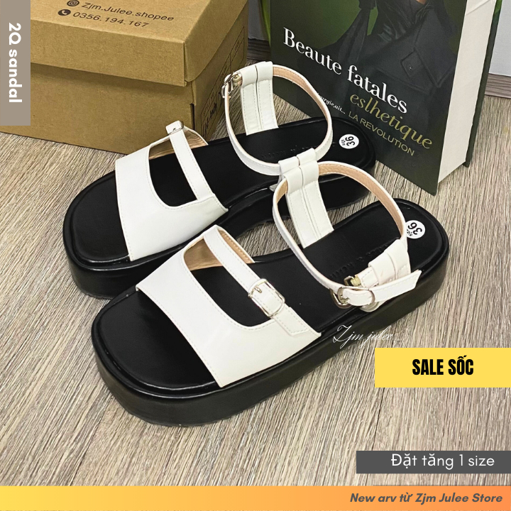 Giày Sandal đế bệt - Sandal xỏ ngón - Sandal quai mảnh học sinh , sinh viên