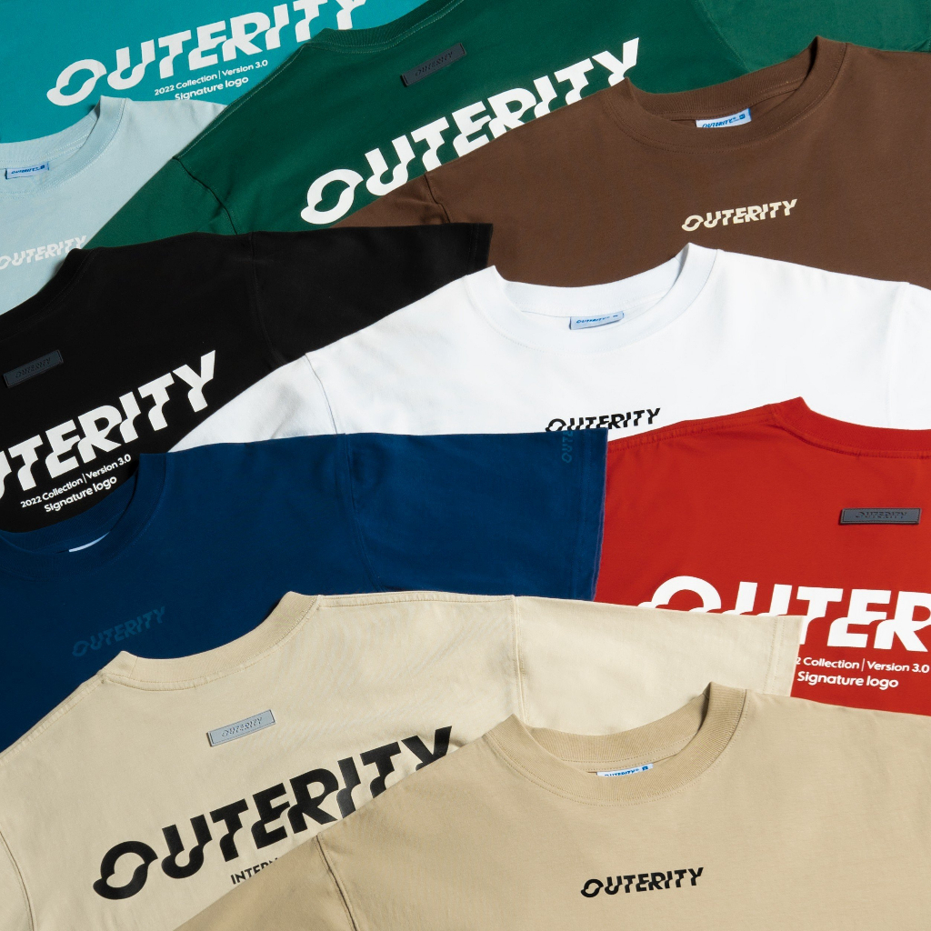 Áo thun nam nữ local brand unisex Collection Outerity Signature / v3.0