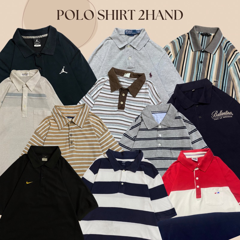 Áo thun Polo 2hand hàng si tuyển chọn nhiều kiểu dáng (P2)