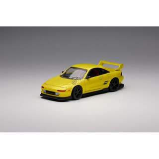 mohinhxeps_1/64_MicroTurbo 1:64 Diecast Model MR2 II Customized Version, Retractable-Headlight Yellow Color