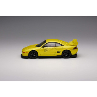 mohinhxeps_1/64_MicroTurbo 1:64 Diecast Model MR2 II Customized Version, Retractable-Headlight Yellow Color