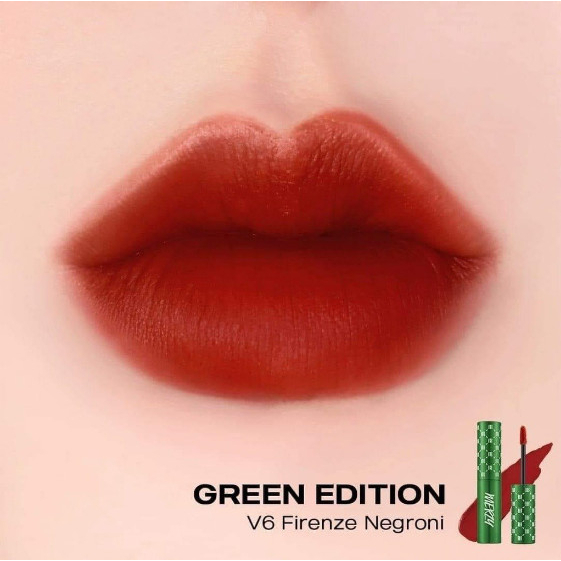 Son môi Merzy V6 Vỏ Xanh Lá - Son Merzy Another Me The First Velvet Tint V6