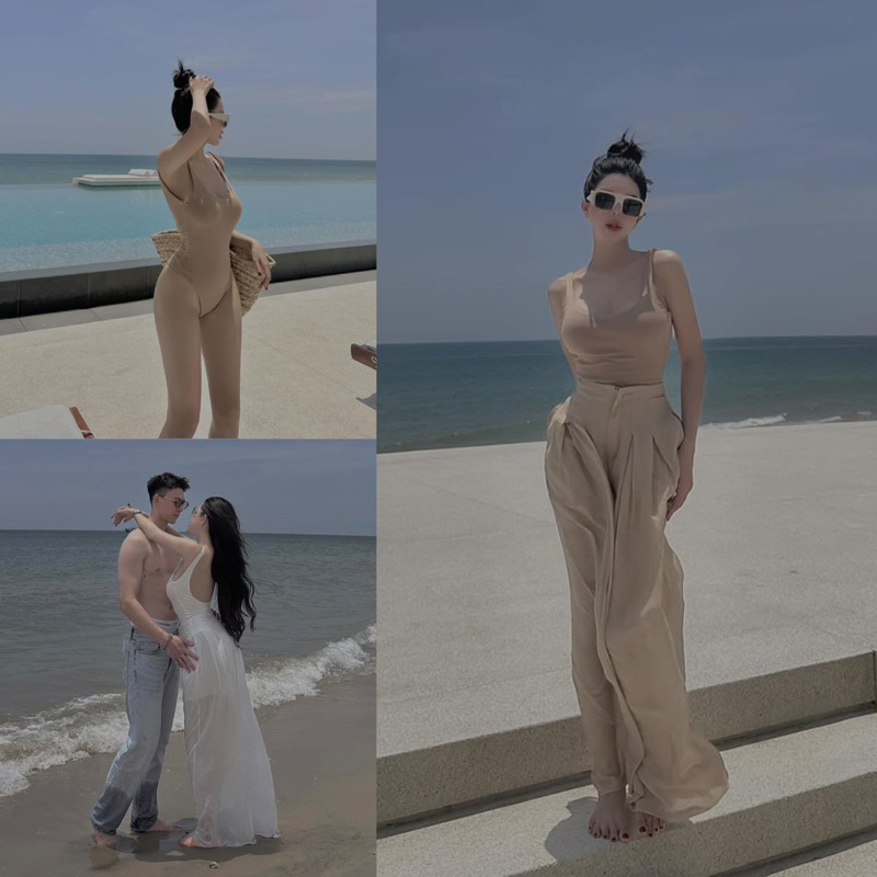 Set MPB áo suit mix quần thô L1