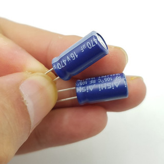 Tụ hóa 470uf 16v 8x16mm tụ phân cực lọc nguồn chính hãng aishi