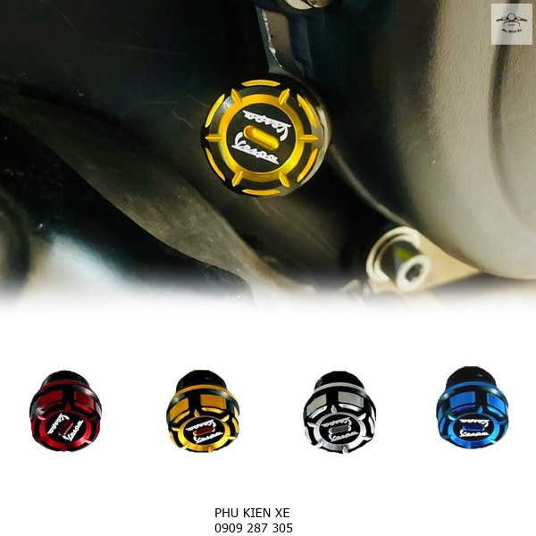 Ốc Nắp Nhớt Nhiều Màu Sắc Cho Vespa Sprint Primavera