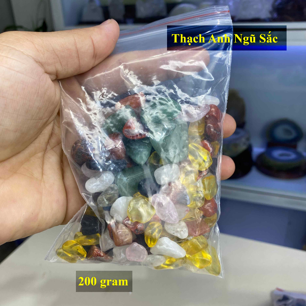 Đá Vụn Bóng Tự Nhiên Thanh Tẩy, Trấn Trạch