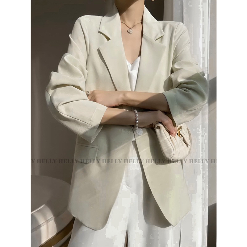 ÁO BLAZER 1 LỚP ĐÁNH EO NHẸ HELLY SHOP