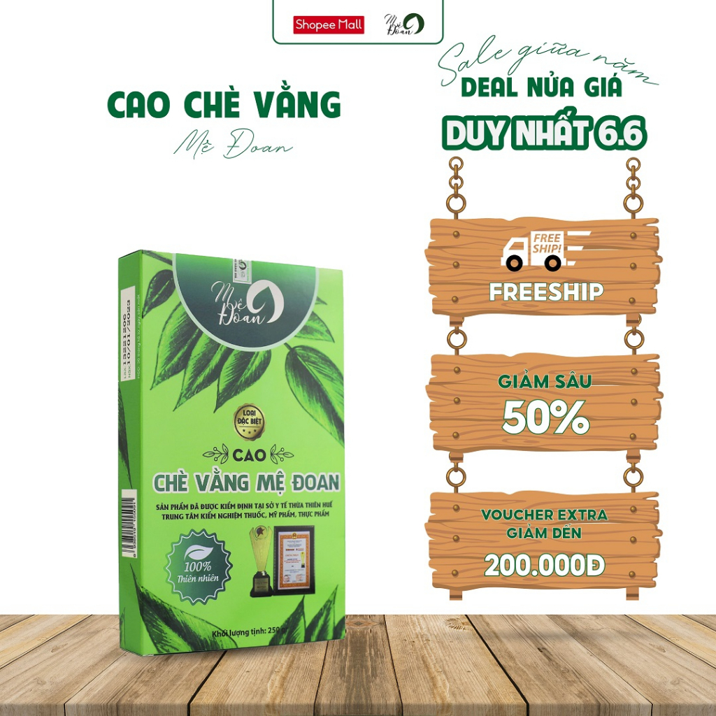 Cao chè vằng Mệ Đoan lợi sữa giảm cân cho mẹ sau sinh hộp 500gr