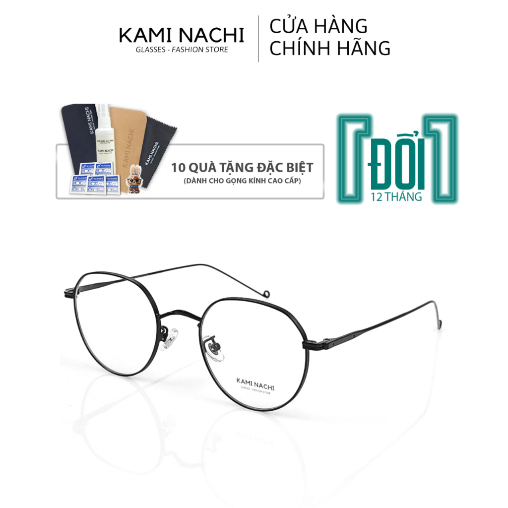 Gọng kính Xuân Hè mới KAMI NACHI ZS52022, chất liệu kim loại