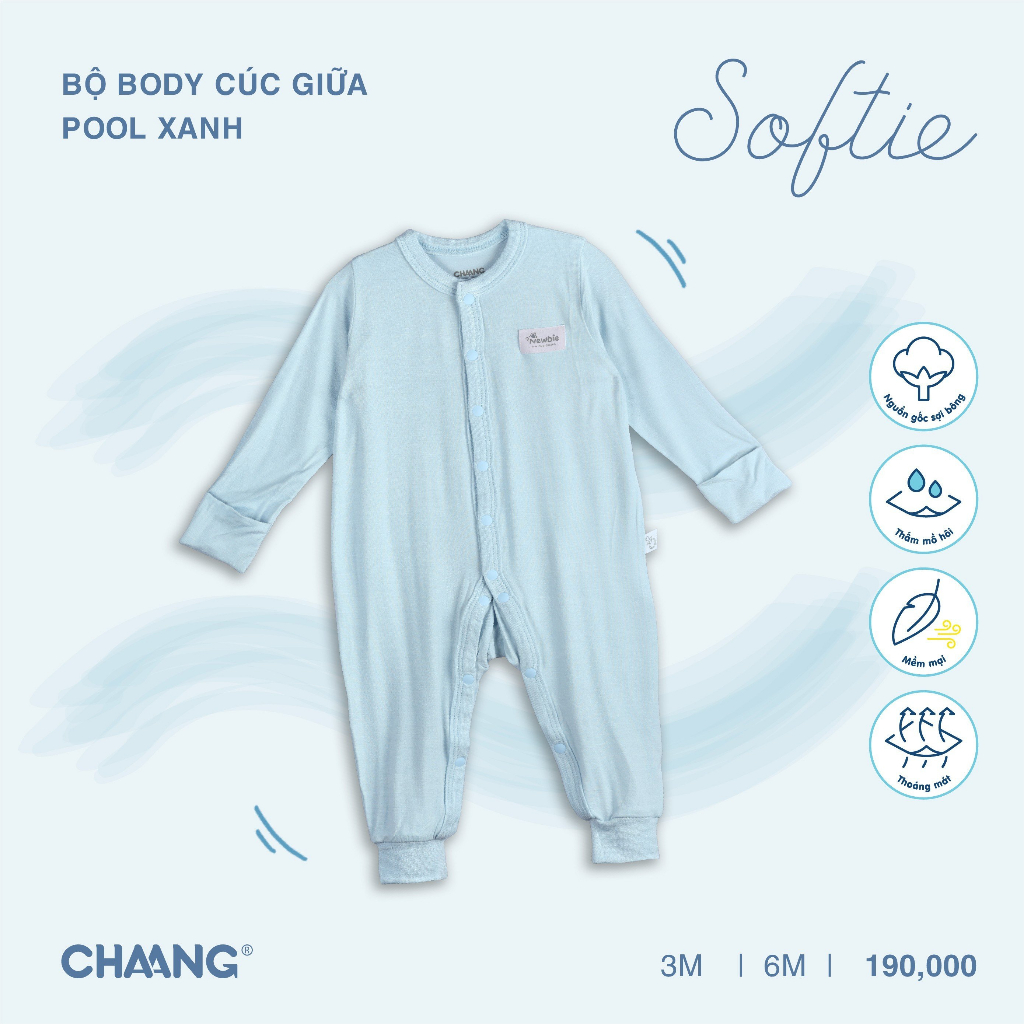 Bộ Body Dài Cúc Giữa Pool CHAANG SS23D7