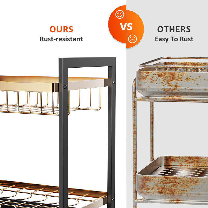 GSlife Kệ Úp Chén Bát 2 Tầng Kèm Khay Hứng Nước Đa Năng Cao Cấp Kệ Để Bát Đĩa Với bộ phụ kiện đầy đủ