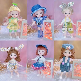 Đồ chơi búp bê 16cm khuôn mặt biểu cảm dễ thương