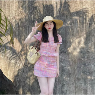 SET ÁO VÁY SỌC THIẾT KẾ BIGSIZE