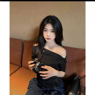 Áo Thun Baby Tee Croptop Cổ Thuyền trễ vai chất thun tăm đu ido BlackPink du lịch biển mùa hè Hiva Cloth cùng Yody
