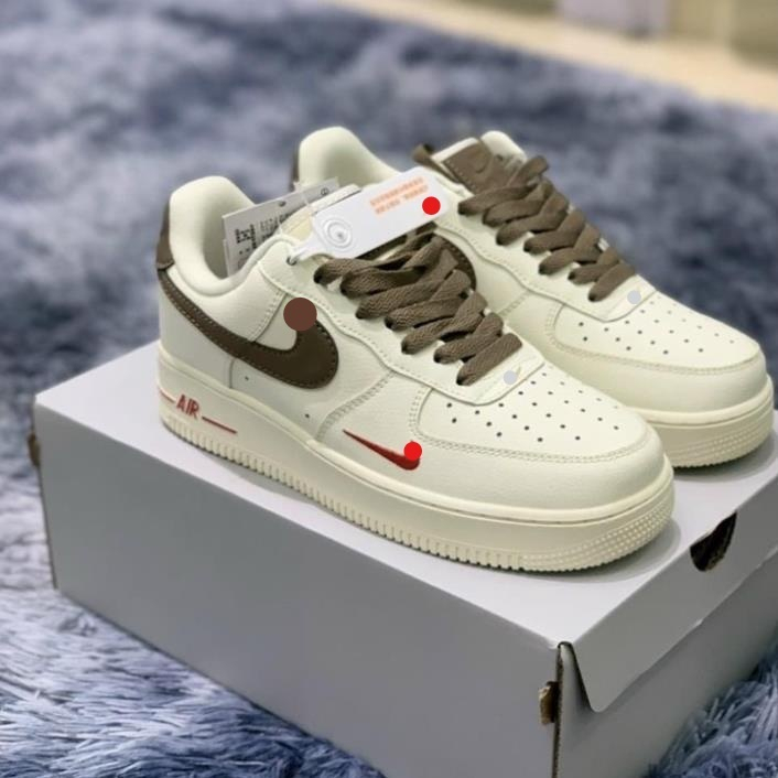 Giày _ AF1 Vệt nâu, Air Force 1 bản chuẩn rép 1.1 full box bill