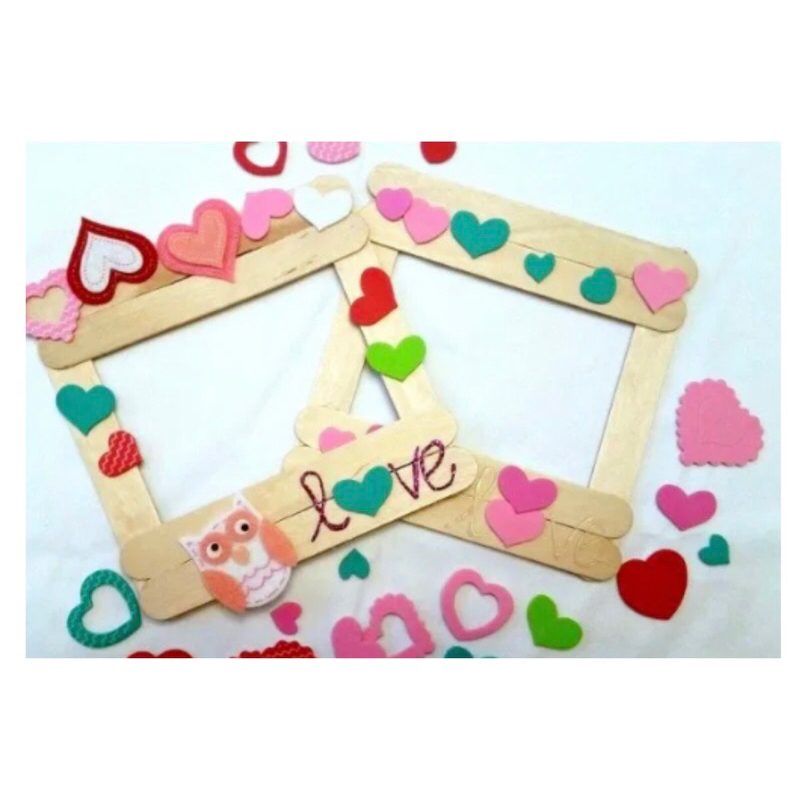 Set nguyên liệu làm Quà tặng 5 khung ảnh handmade, trang trí hoặc làm quà sinh tặng sinh nhât