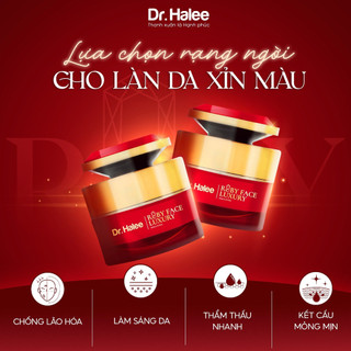 Kem dưỡng trắng da Ruby lựu đỏ ban đêm Dr.Halee