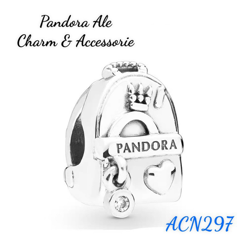 CHARM PAN ALE XỎ NGANG BA LÔ BẠC S925