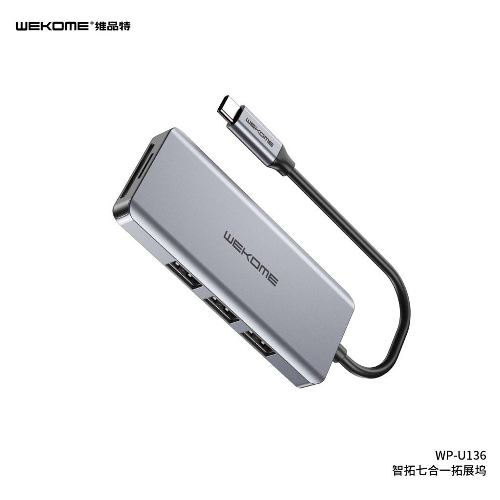 HUB Type C và HUB USB 3.0 - Bộ sạc 65W GaN 100W cho laptop - Cổng chuyển đổi HUB USB Type-C-USB2.0/HDMI/USB3.0/SD/TF/PD