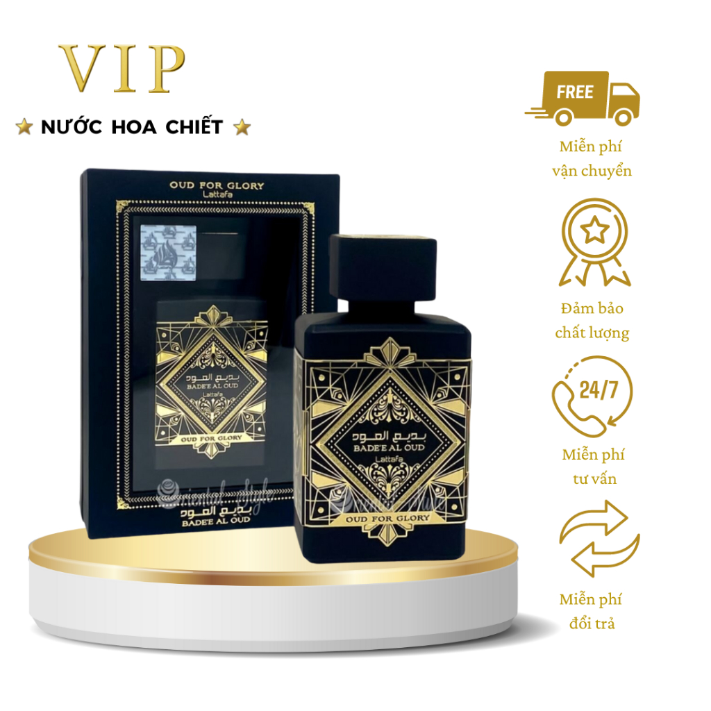 Nước Hoa Dubai Badee Al Oud đến từ hãng Lattafa chiết 10ml - VIP SHOP