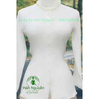 (Áo Lẻ) ÁO BÀ BA LỤA TRƠN TẮM Ý DÂY KÉO