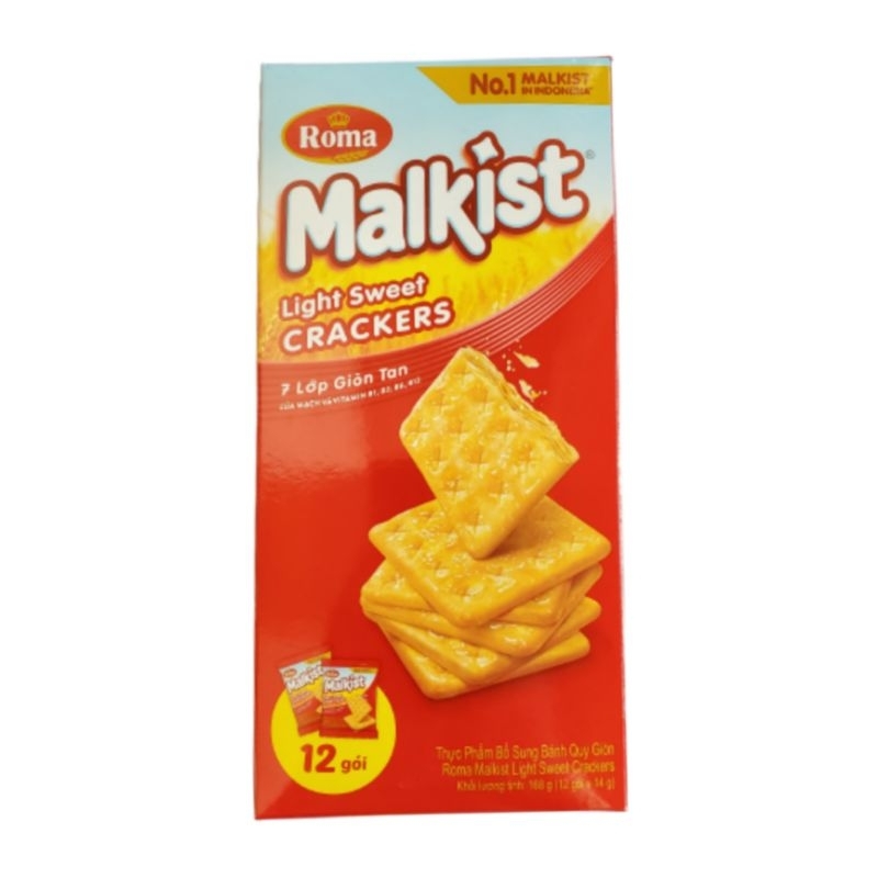 Bánh Quy Giòn Malkist 168g