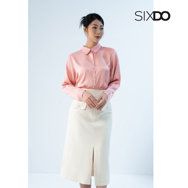 Áo sơ mi lụa SIXDO (Salmon Silk Shirt)