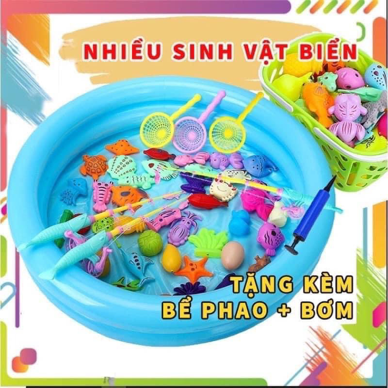 BỘ ĐỒ CHƠI CÂU CÁ 42 CHI TIẾT CÓ NĂM CHÂM