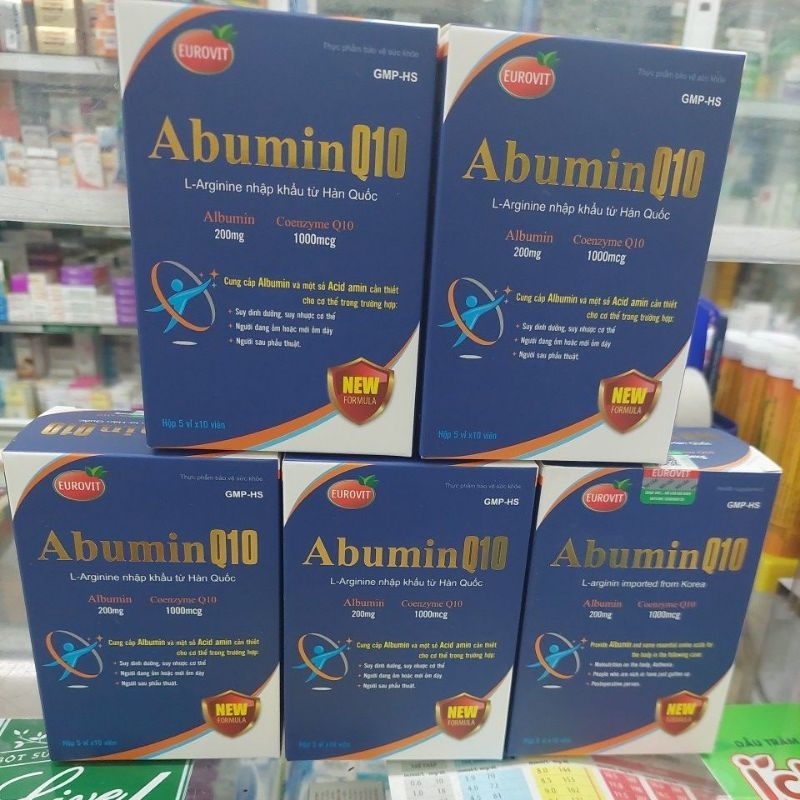 ABUMIN Q10 - Bổ sung acid amin, vitamin cho người suy nhược, thể trạng yếu