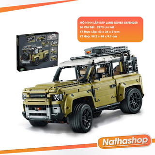 Mô hình lắp ráp lego nathashop ô tô land rover defender 2573 pcs