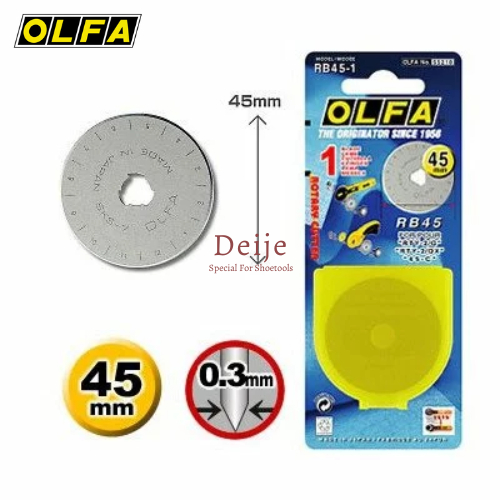 Lưỡi dao tròn xoay Nhật OLFA RB45-1 (1 lưỡi dao 45mm)