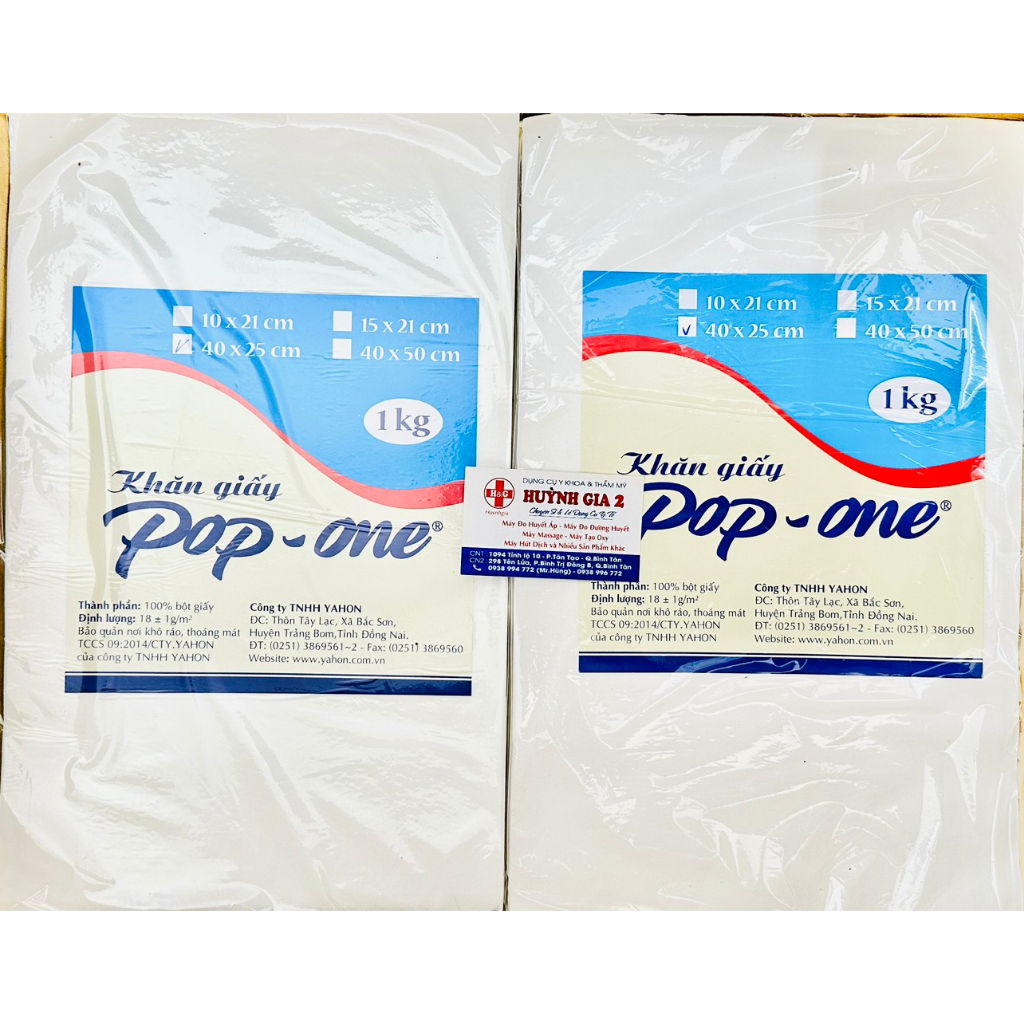 Khăn Giấy Dùng Trong Siêu Âm Pop-One 1Kg (40x50) và (40x25)