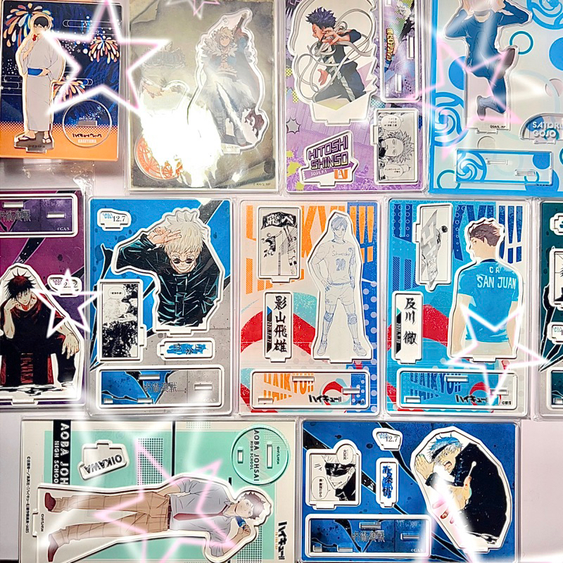 STANDEE ANIME JJK, HAIKYUU, MHA,…