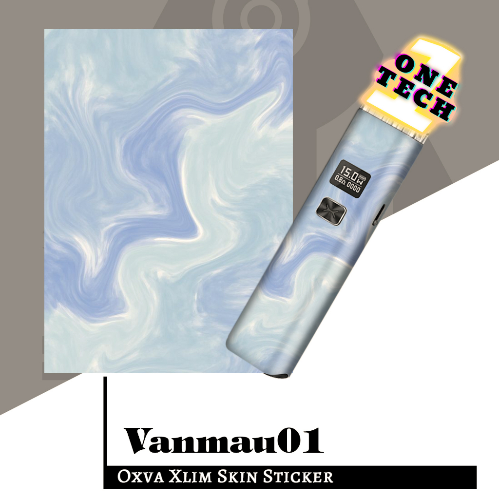 Miếng dán Skin Sóng biển kim tuyến cho X.lim V2, rill X, SE, Favostix, Feelin, Flexus, Gotex, Ursa Nano, Origin Mini