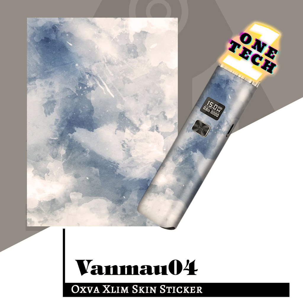 Miếng dán Skin Sóng biển kim tuyến cho X.lim V2, rill X, SE, Favostix, Feelin, Flexus, Gotex, Ursa Nano, Origin Mini