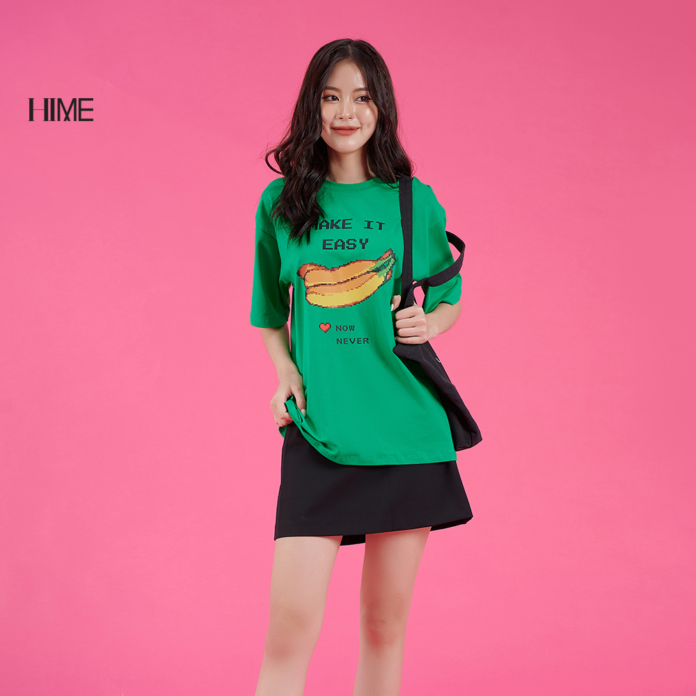 Áo phông oversize in hình HIME H171BF1A1223