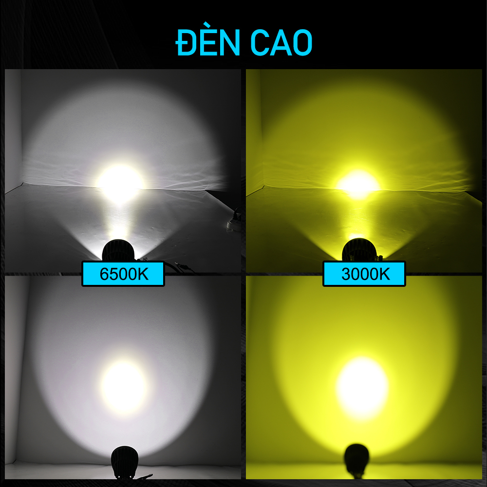 Đèn Pha Led Hình Tròn 4inch 12v 24v Ánh Sáng Vàng Siêu Sáng Chuyên Dụng Cho Xe Hơi Địa Hình