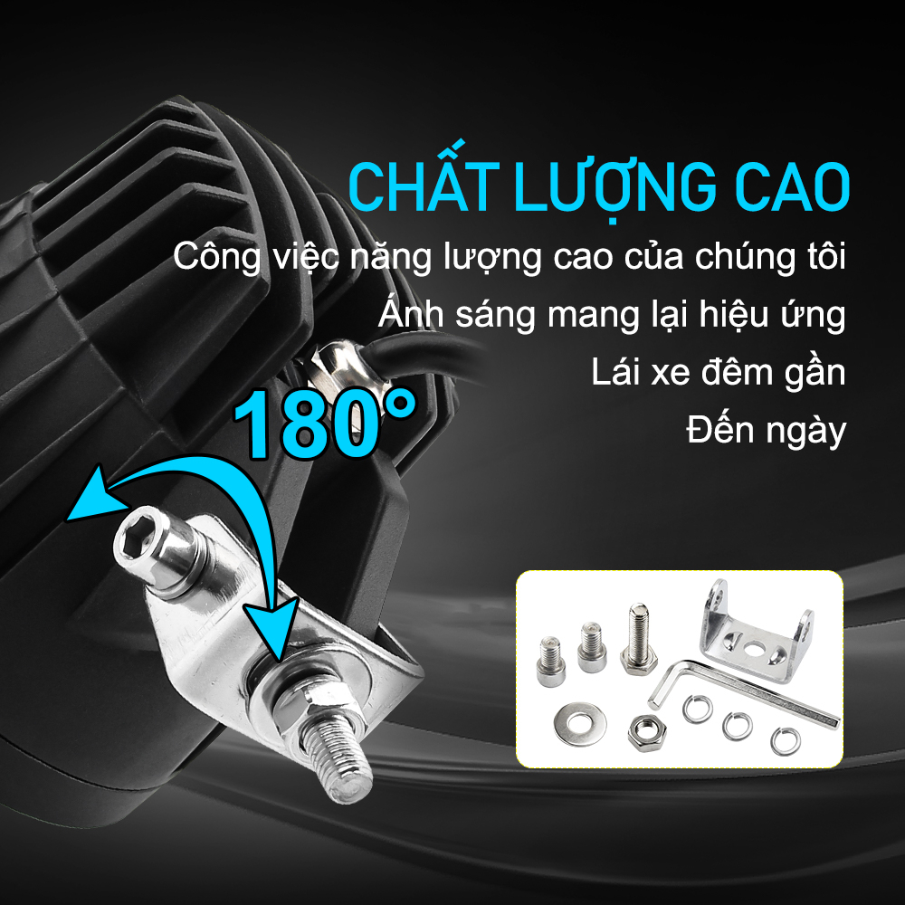 Đèn Pha Led Hình Tròn 4inch 12v 24v Ánh Sáng Vàng Siêu Sáng Chuyên Dụng Cho Xe Hơi Địa Hình