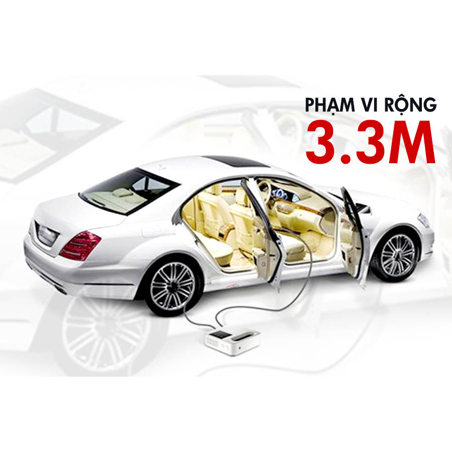 Bơm Lốp Ô Tô Toyota Chính Hãng, Ngắt Tự Động, Tích Hợp Đèn Pin Soi Sáng - Bảo Hành 12 Tháng