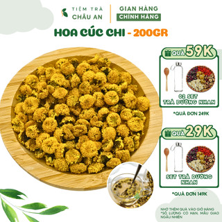 Trà hoa cúc chi 200g sấy lạnh thượng hạng, trà hoa cúc nụ bé pha trà có hút chân không