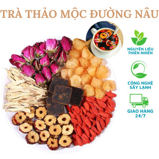 Trà thảo mộc đường nâu cho ngày dâu