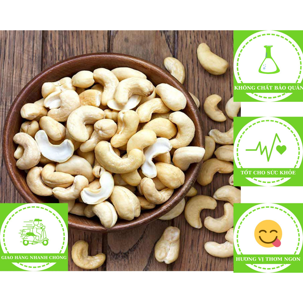 Hạt điều sống/tươi làm sữa hạt _Ngũ cốc giảm cân_Ngũ cốc cho bà bầu