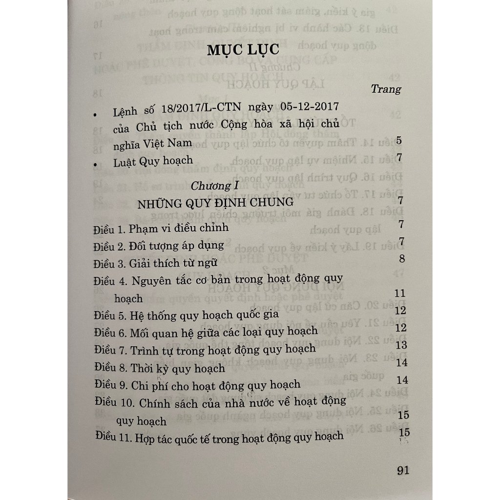 Sách Luật Quy Hoạch