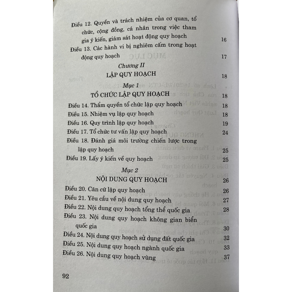 Sách Luật Quy Hoạch